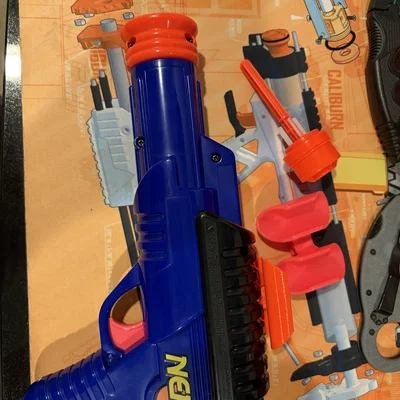 Bộ chuyển đổi nòng súng Nerf Sharp92 sang đạn Elite và giá giữ đạn