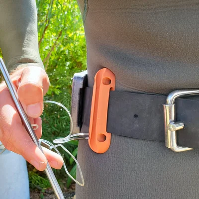 Pát Gài Dây Xâu Cá Cho Đai Lưng Bắn Cá (Spearfishing Fish Stringer Belt Holder)