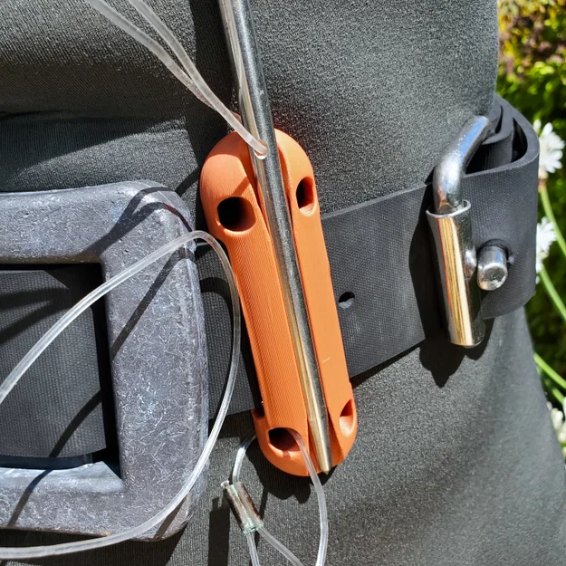 Pát Gài Dây Xâu Cá Cho Đai Lưng Bắn Cá (Spearfishing Fish Stringer Belt Holder) - Image 9