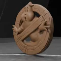 Mô hình trang trí Logo Ghostbusters in 3D không cần hỗ trợ - Thumbnail 2