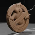 Mô hình trang trí Logo Ghostbusters in 3D không cần hỗ trợ - Thumbnail 3