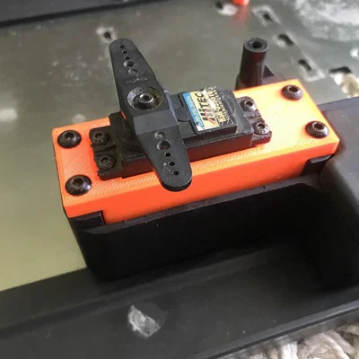 Bộ chuyển đổi RC Servo Adapter - Giải pháp lắp Midi Servo cho xe Losi