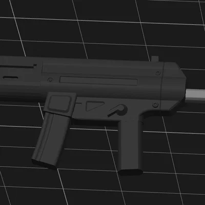 Mô hình súng SMG từ GTA 5 cho Mannequin số 13 - File STL in 3D