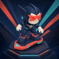NM-002 Nova Rider - Mô hình tay đua ván bay Sci-Fi - Thumbnail 1