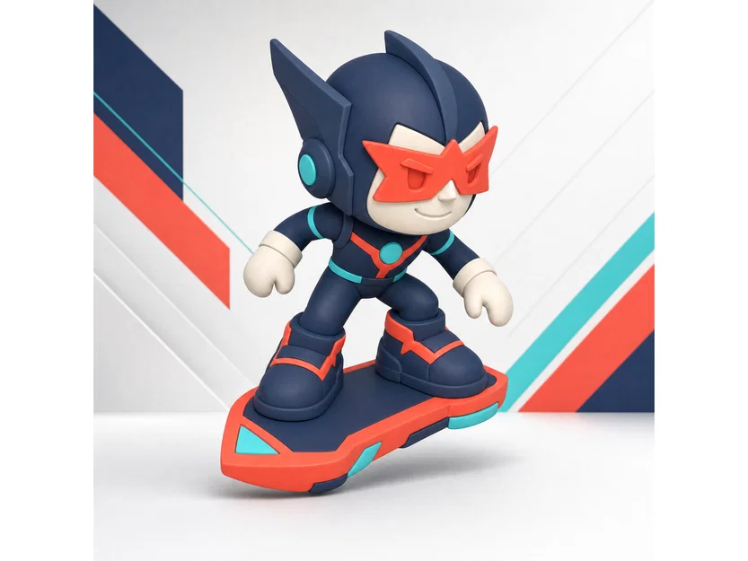 NM-002 Nova Rider - Mô hình tay đua ván bay Sci-Fi - Image 2