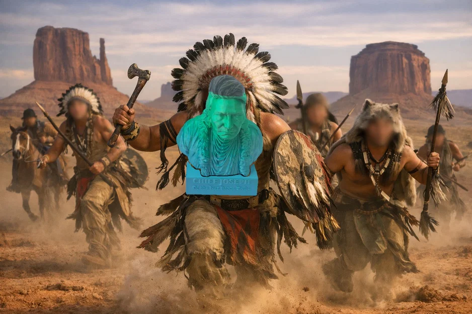 Mô hình Chief Joseph của bộ tộc Nez Perce - Image 1