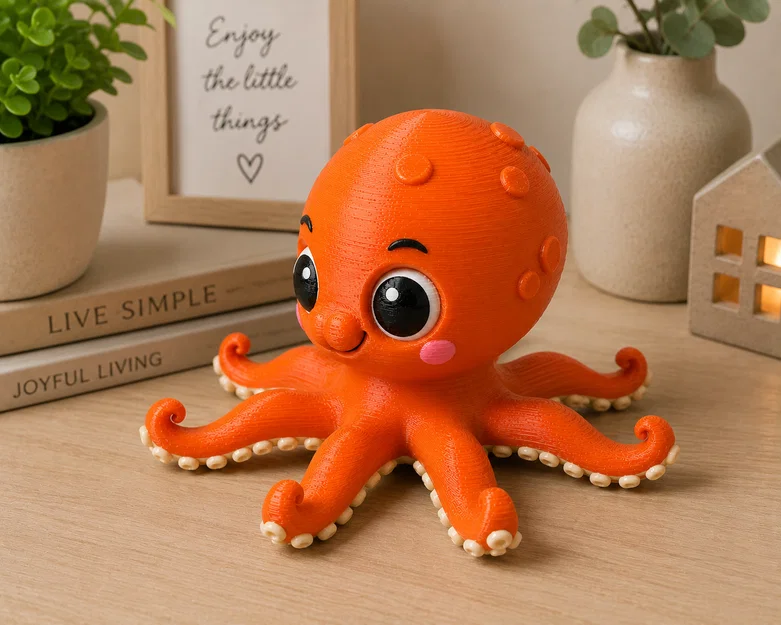 Mô hình Bạch Tuộc Con (Baby Octopus) siêu đáng yêu - Image 1