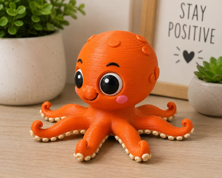 Mô hình Bạch Tuộc Con (Baby Octopus) siêu đáng yêu - Image 3