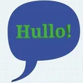 Mô hình trang trí bong bóng thoại Hullo 3D dễ thương - Thumbnail 2