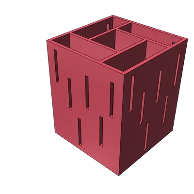 Hộp cắm bút, dụng cụ bàn làm việc in 3D thông minh