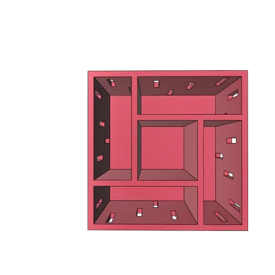 Hộp cắm bút, dụng cụ bàn làm việc in 3D thông minh