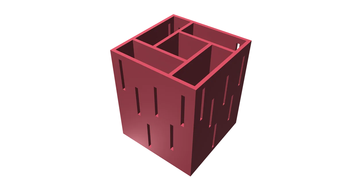 Hộp cắm bút, dụng cụ bàn làm việc in 3D thông minh - Image 6