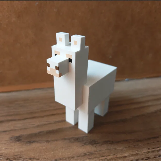 Mô hình Llama từ Minecraft in 3D độc đáo - Image 1