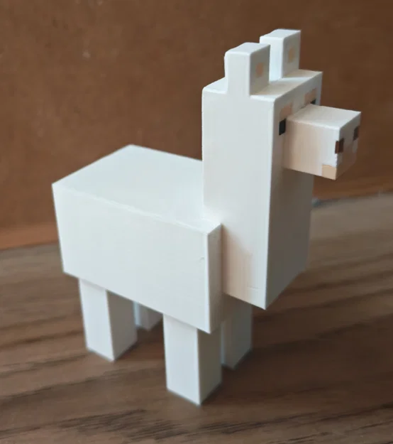 Mô hình Llama từ Minecraft in 3D độc đáo - Image 2