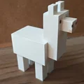Mô hình Llama từ Minecraft in 3D độc đáo - Thumbnail 2