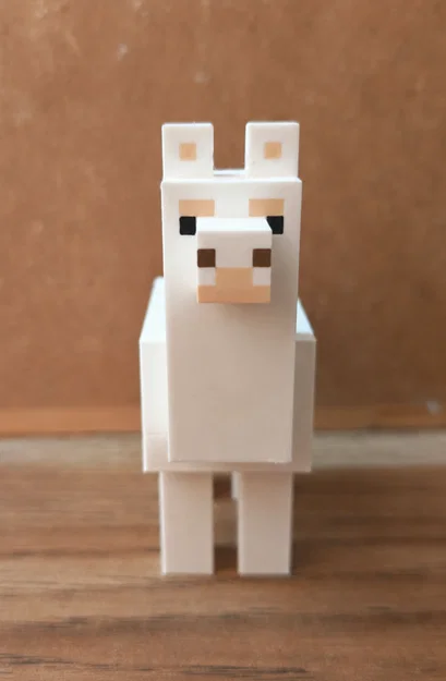Mô hình Llama từ Minecraft in 3D độc đáo - Image 3