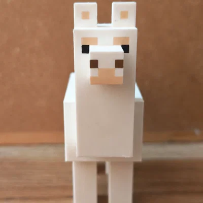Mô hình Llama từ Minecraft in 3D độc đáo