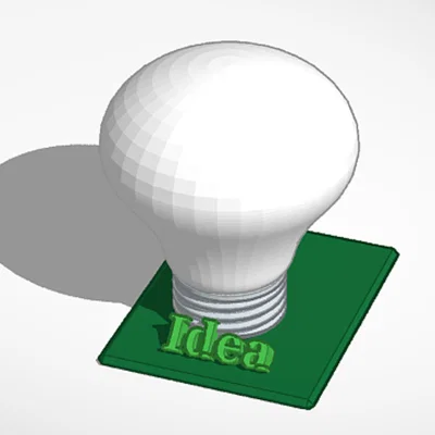 Giá treo nón lưỡi trai hình bóng đèn độc đáo - Ý tưởng trang trí 3D