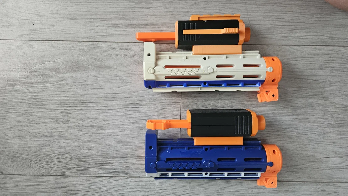 Ngàm gắn rail lệch Pickrocket2 cho Nerf Retaliator - Mod Masterkey - Image 2