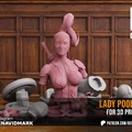 Mô hình tượng bán thân Lady Pool - File STL in 3D - Thumbnail 1