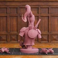 Mô hình tượng bán thân Lady Pool - File STL in 3D - Thumbnail 4