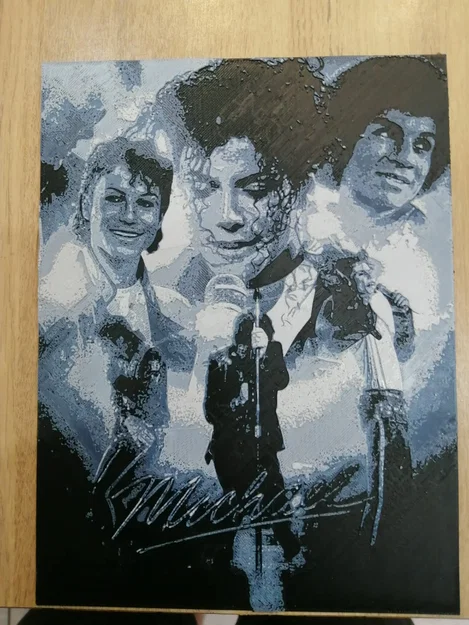 Mô hình Hueforge: Mickael Jackson - Image 1