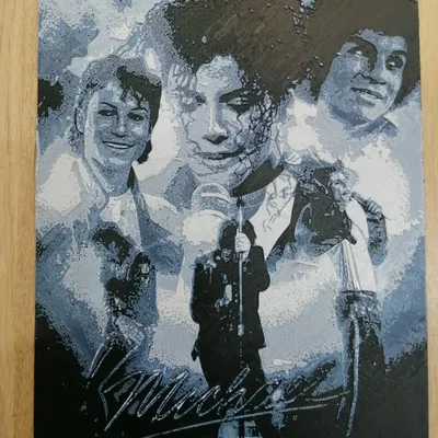 Mô hình Hueforge: Mickael Jackson