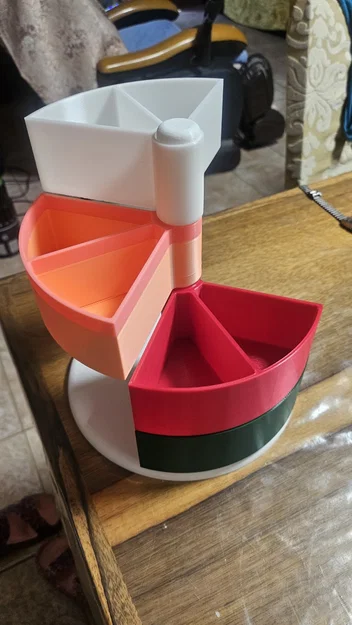 Cyrcle Drawer: Khay đựng đồ xoay 360 độ thông minh in 3D - Image 2
