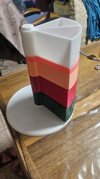 Cyrcle Drawer: Khay đựng đồ xoay 360 độ thông minh in 3D - Image 3