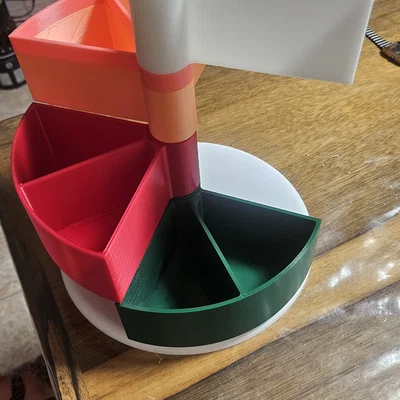 Cyrcle Drawer: Khay đựng đồ xoay 360 độ thông minh in 3D