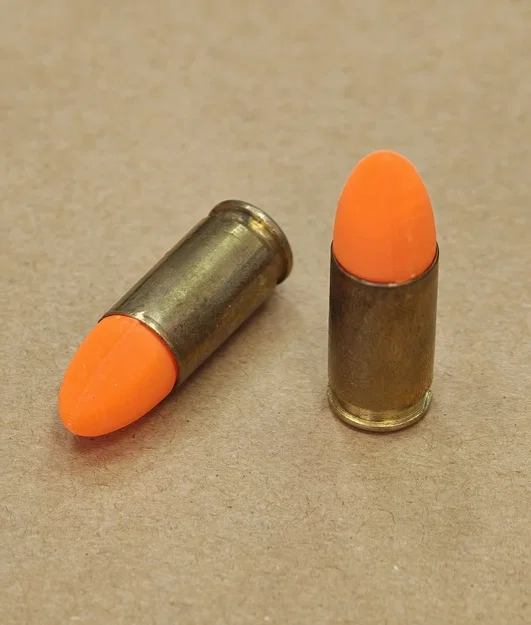 Mô hình đạn giả 9mm (9mm Dummy Round) tập luyện an toàn tại nhà - Image 1