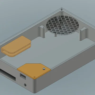 Vỏ Case Mini PC Tự In 3D Từ Laptop Samsung Cũ