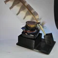 Giá đỡ bút lông và lọ mực cổ điển in 3D cực tiện lợi - Thumbnail 3