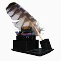 Giá đỡ bút lông và lọ mực cổ điển in 3D cực tiện lợi - Thumbnail 4
