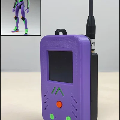 Vỏ case Faketec V4 cho Meshtastic kèm GPS, Joystick 5 hướng và OLED 1.5"