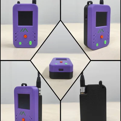 Vỏ case Faketec V4 cho Meshtastic kèm GPS, Joystick 5 hướng và OLED 1.5"