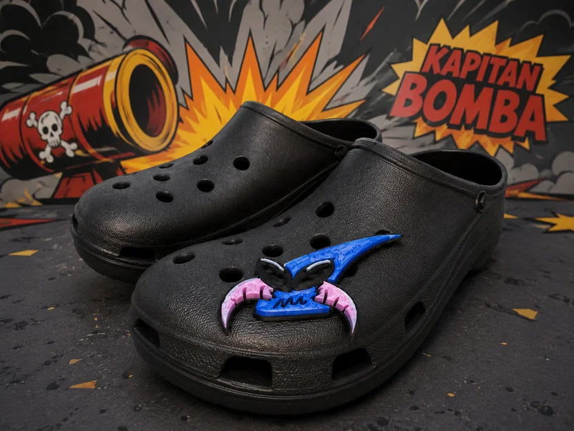 Charm Gắn Dép Crocs Kurvinox - Image 3