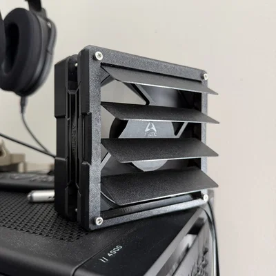 Nắp thông gió cho quạt PC 120mm