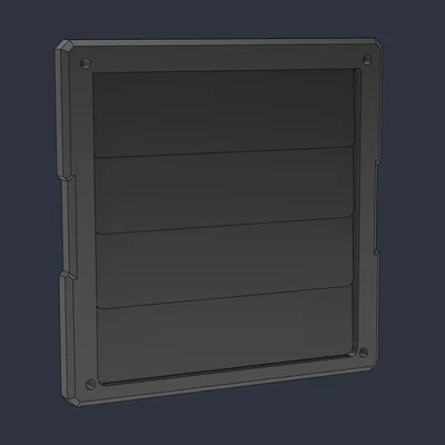 Nắp thông gió cho quạt PC 120mm