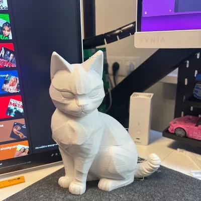 Mô hình chú mèo Kawaii siêu đáng yêu!