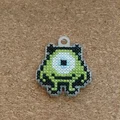 Khung Pixel Art thêu Crossstitch hình Mike Wazowski - Thumbnail 2