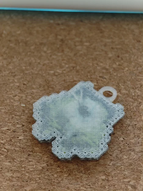 Khung Pixel Art thêu Crossstitch hình Mike Wazowski - Image 3