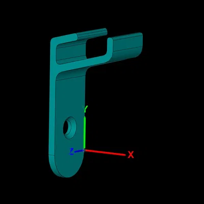 Móc treo nón lưỡi trai gắn tường - Thiết kế in 3D thông minh