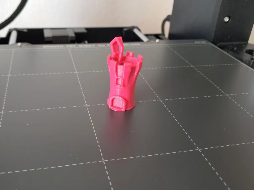Móc khóa tháp lâu đài in 3D - Phụ kiện trang trí nhỏ xinh - Image 2