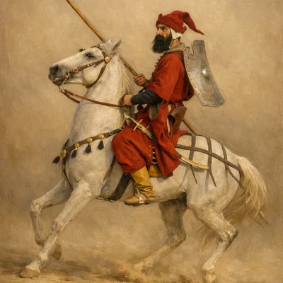 Mô hình 3D Kỵ binh Ottoman (The Ottoman Horseman) cực chi tiết