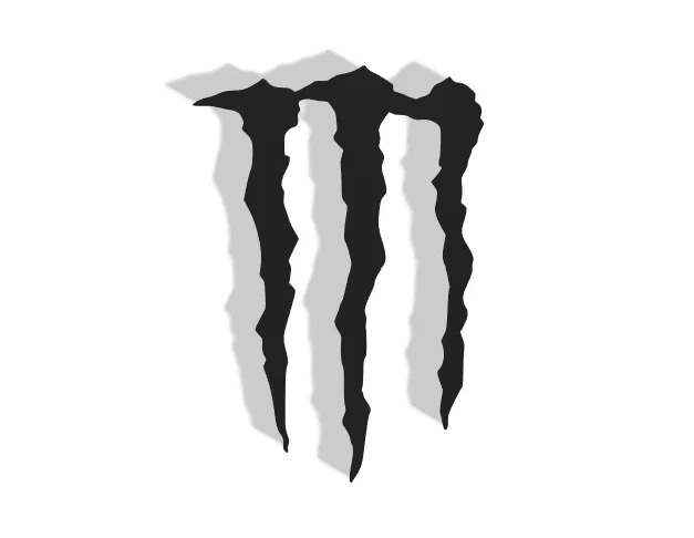 Mô hình trang trí treo tường Monster Energy in 3D cực chất - Image 1