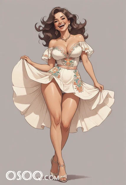 Mô hình 3D Funny Girl - Tượng nhân vật trang trí xinh xắn - Image 1