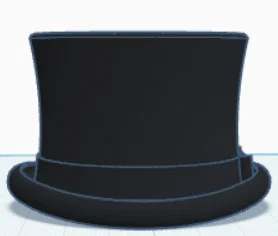Mô hình 3D Black Top Hat (Chiếc Mũ Quý Tộc) trang trí cực đẹp - Image 2