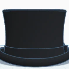 Mô hình 3D Black Top Hat (Chiếc Mũ Quý Tộc) trang trí cực đẹp