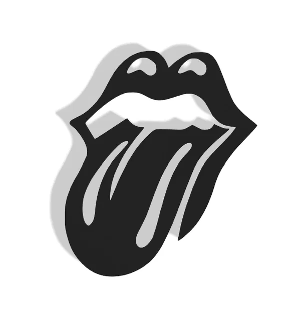Mô hình trang trí tường biểu tượng Rolling Stones phong cách Rock - Image 1